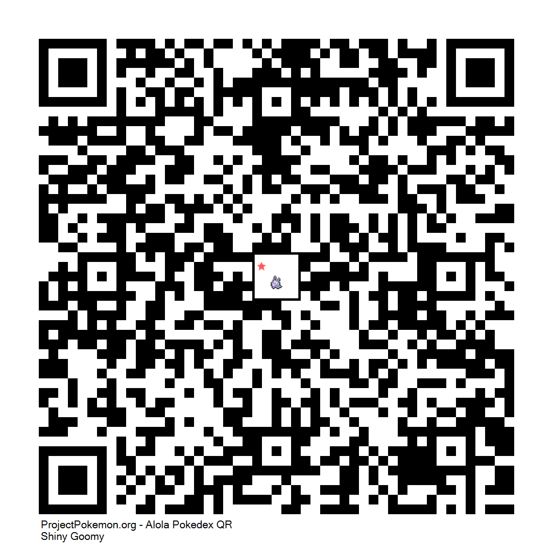 Cdigo QR de Goomy variocolor